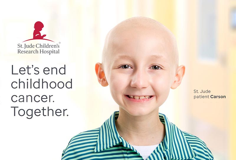 Click to donate to St. Jude Children’s Research Hospital